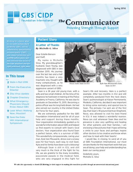Spring 2016 Newsletter