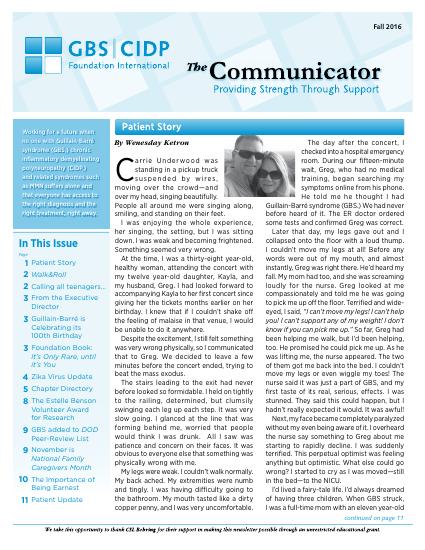Fall 2016 Newsletter