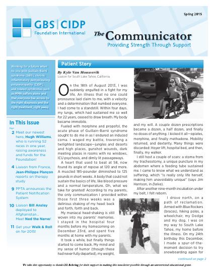 Spring 2015 Newsletter