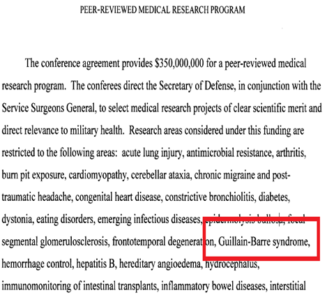 Peer-Reviewed Guillain-Barré syndrome