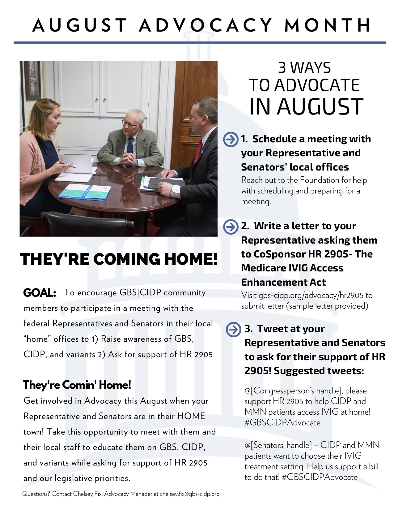 Advocacy August Tips