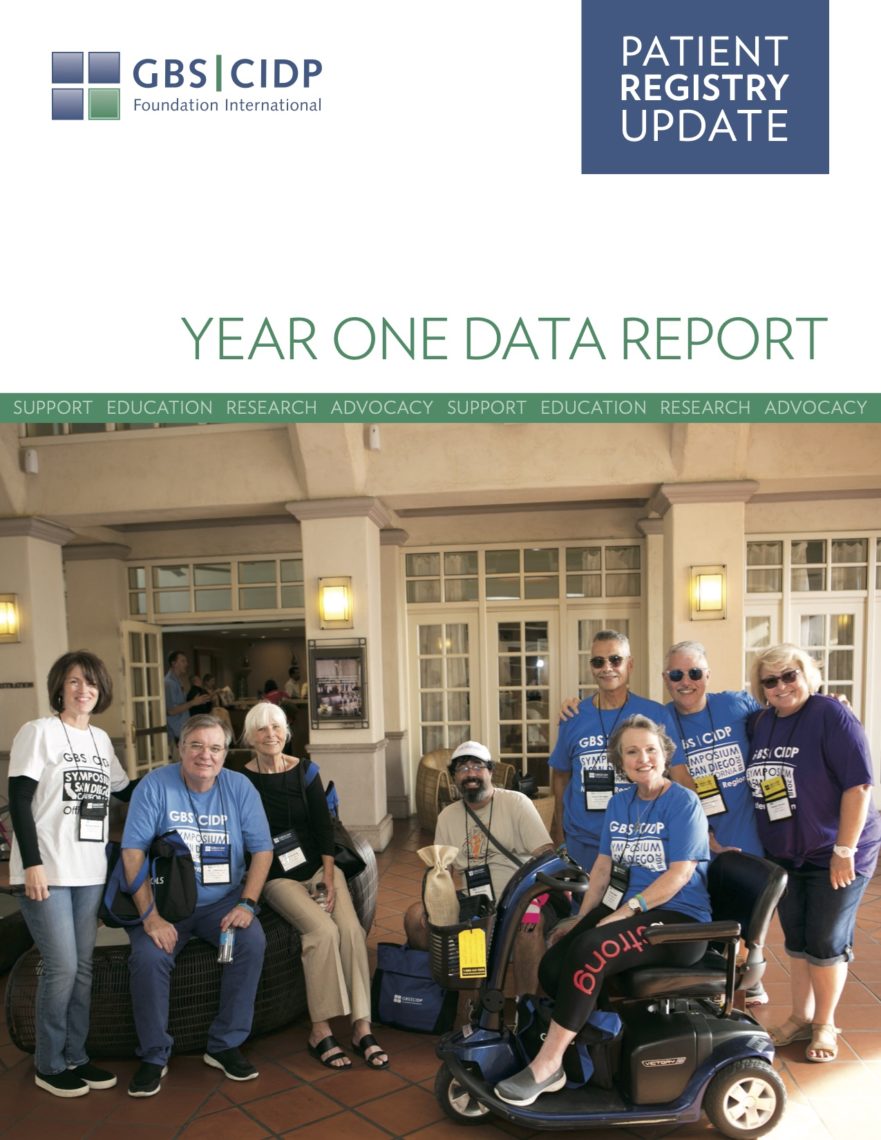 GBS CIDP Patient Registry Annual Report Cover