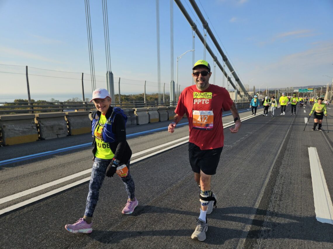 GBS patient running NYC marathon