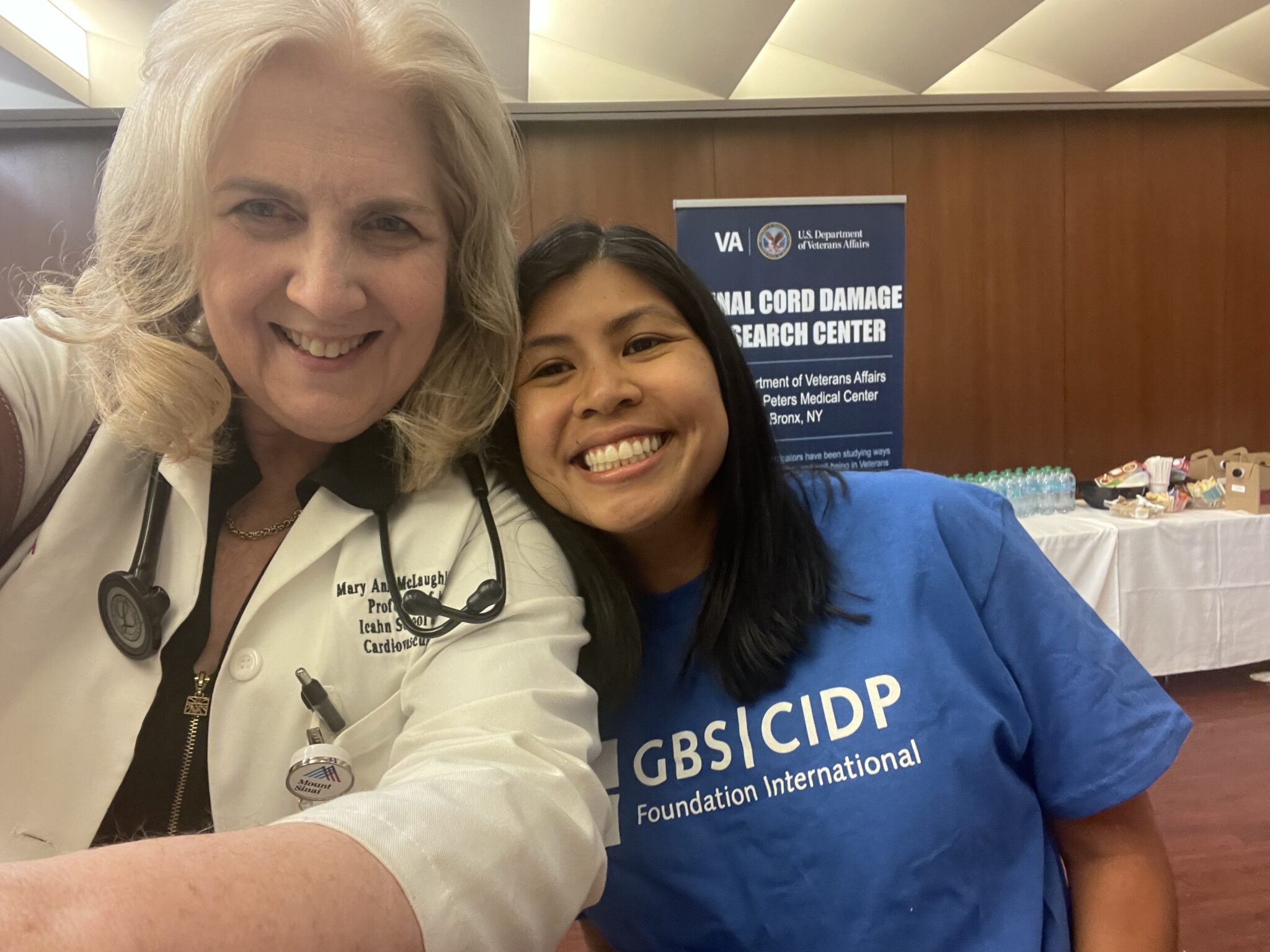 patient and doctor smiling for a photo