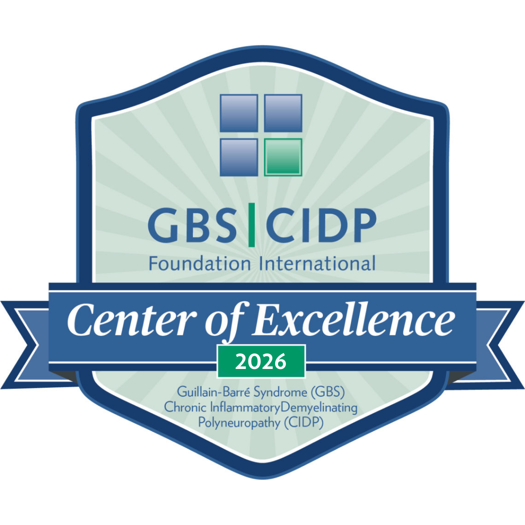 The GBS CIDP Center of Excellence logo for 2026
