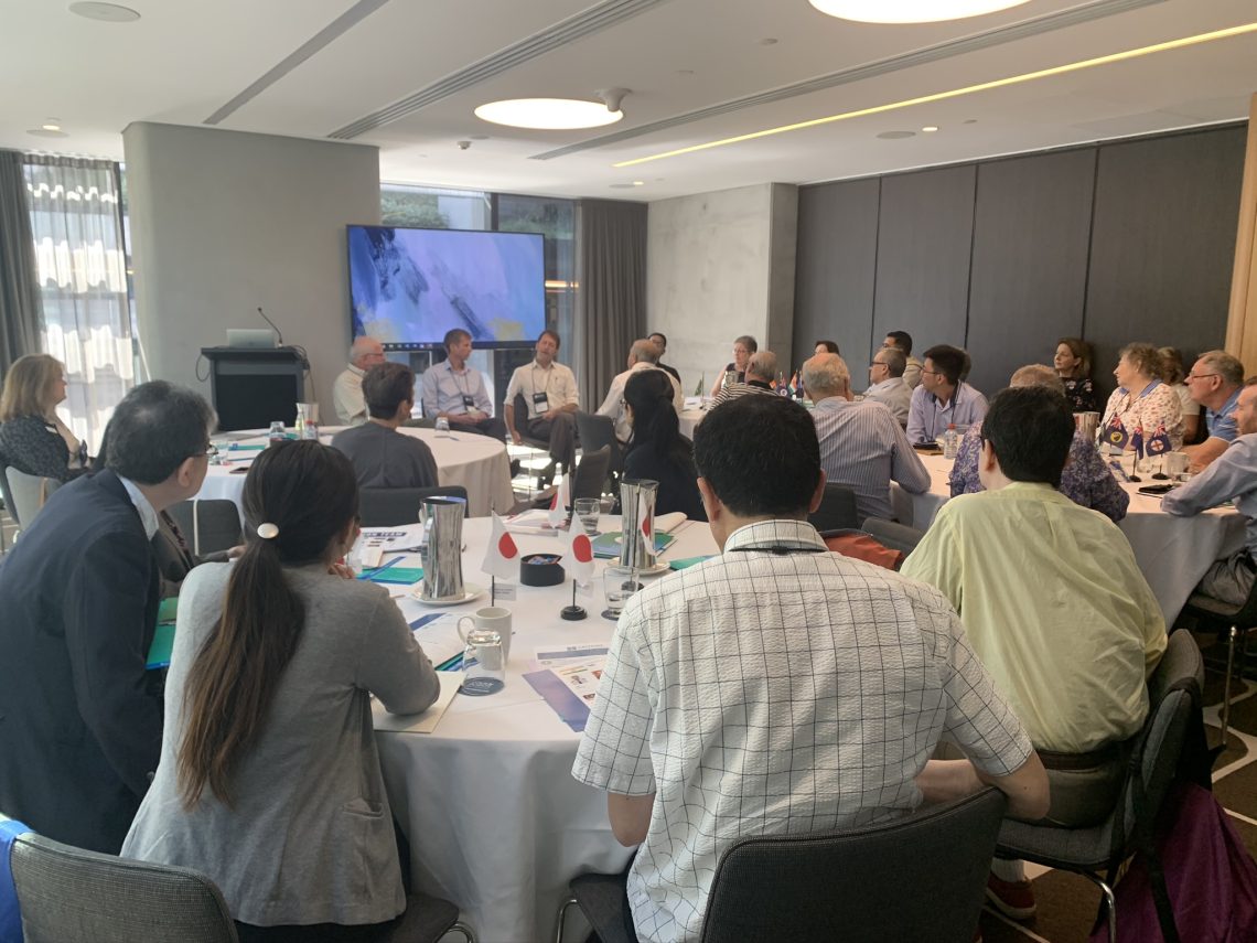 group of patients in a conference space
