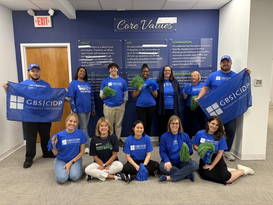 group of people coming together for awareness month